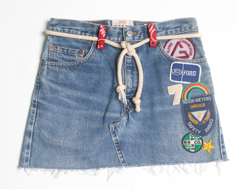 Archive Mini Denim Skirt