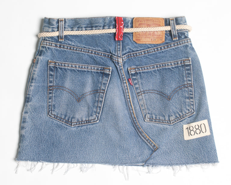 Archive Mini Denim Skirt