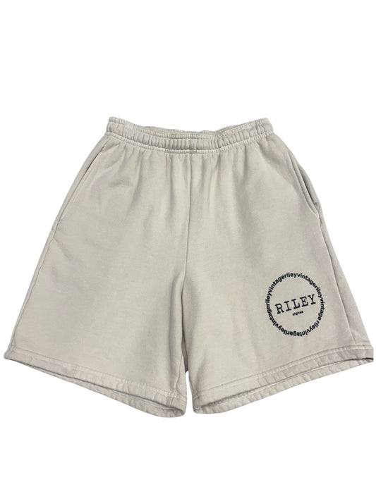 "Riley" Long Sweatshort in Cream