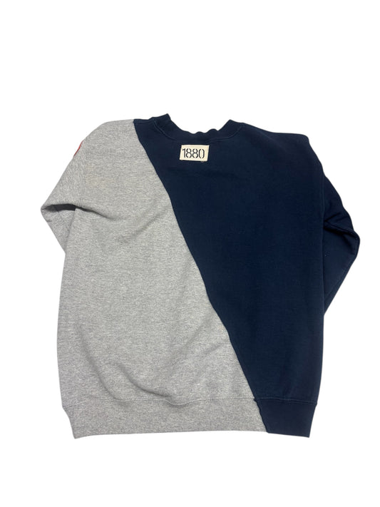 Transfer Student Split Vintage Crewneck "Lone Star"