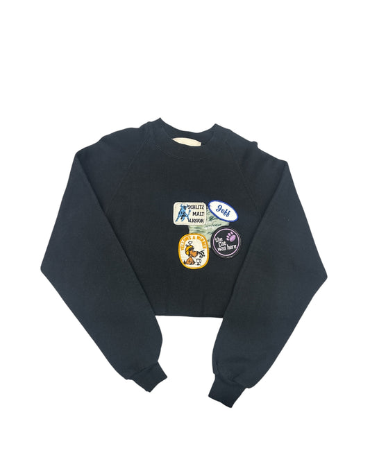 Cropped Surfer Crewneck