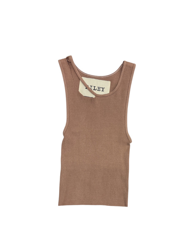 Rosy Slit Tank Top