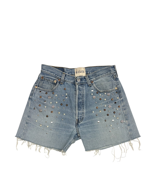 Simple Stud Cut-Off Short