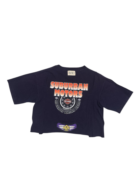 Harley Davidson "Suburban Motors" Cropped Tee
