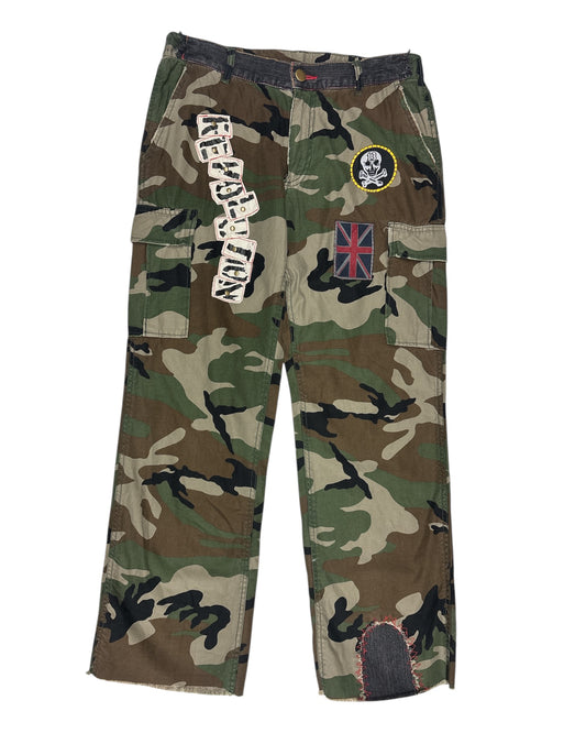 Punk Rock Camo Trousers
