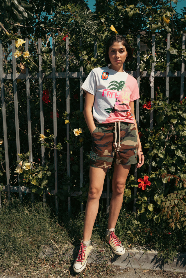 Split Travel Tee