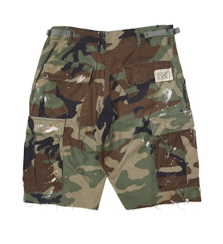 Artist Camo Cut-Off Short