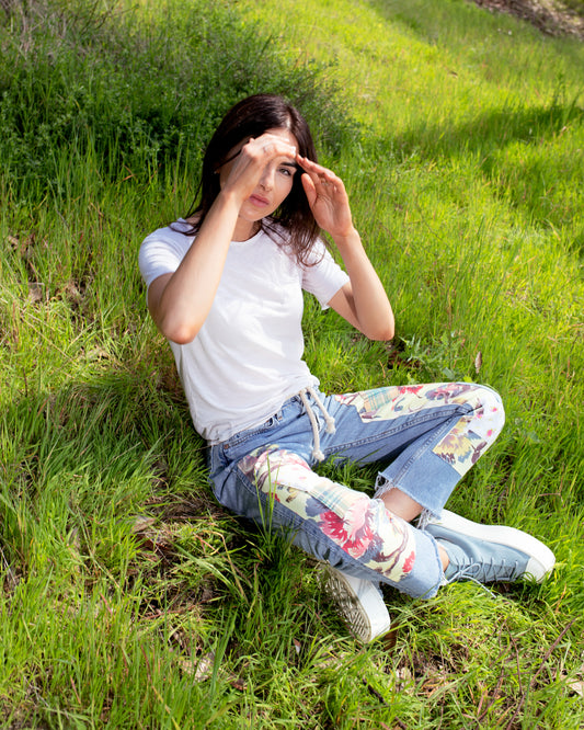 Patchwork Chappy Jeans