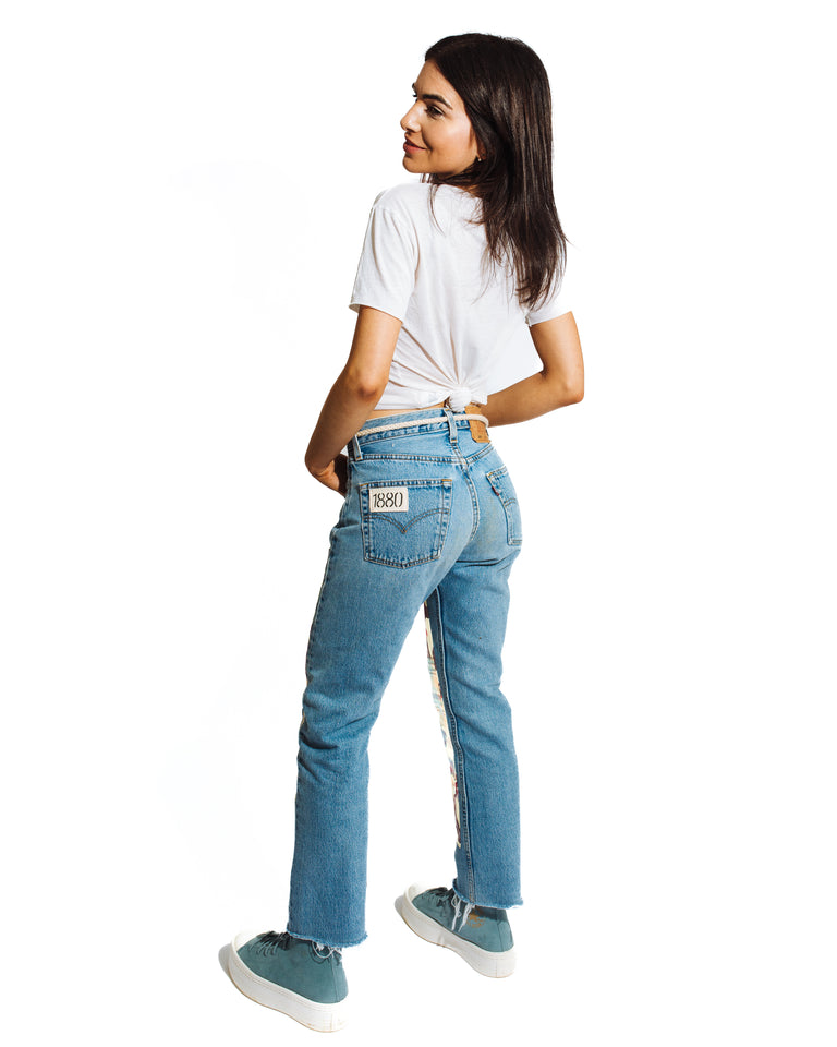 Patchwork Chappy Jeans