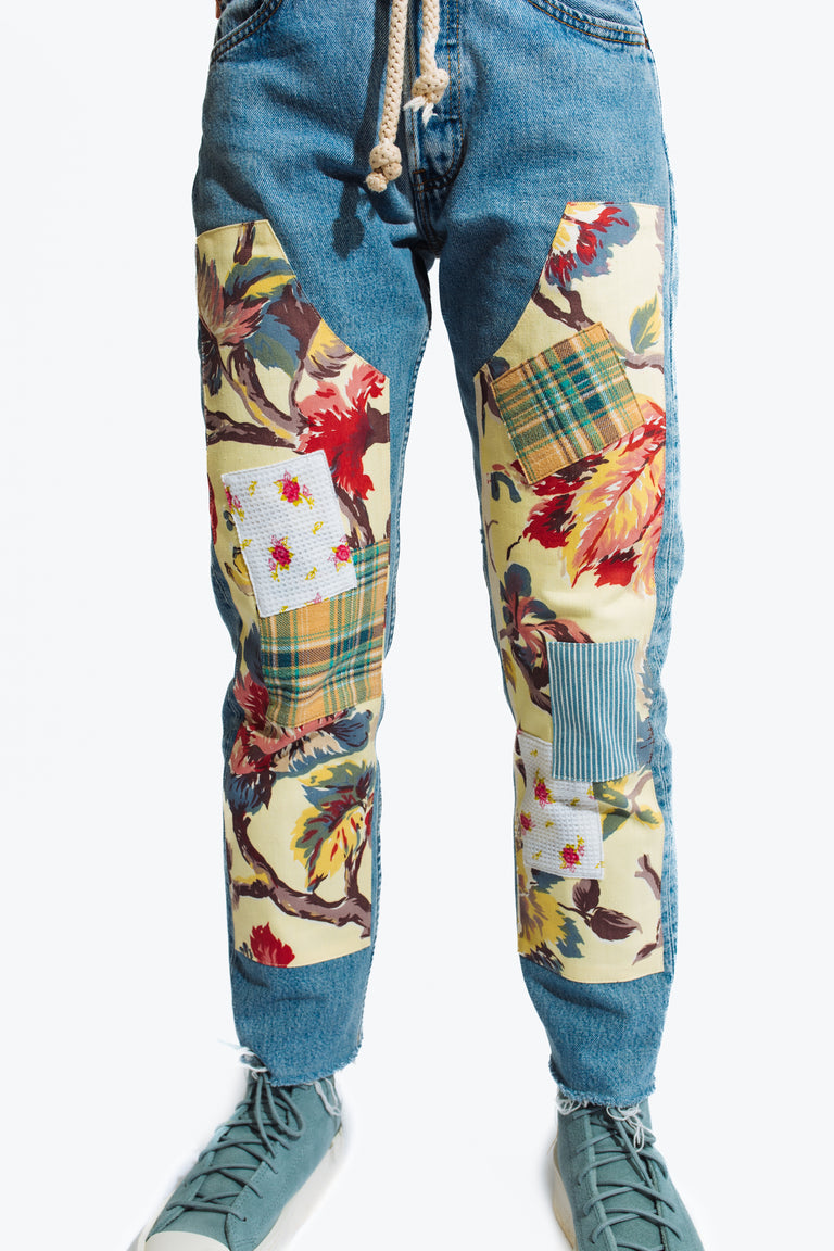 Patchwork Chappy Jeans