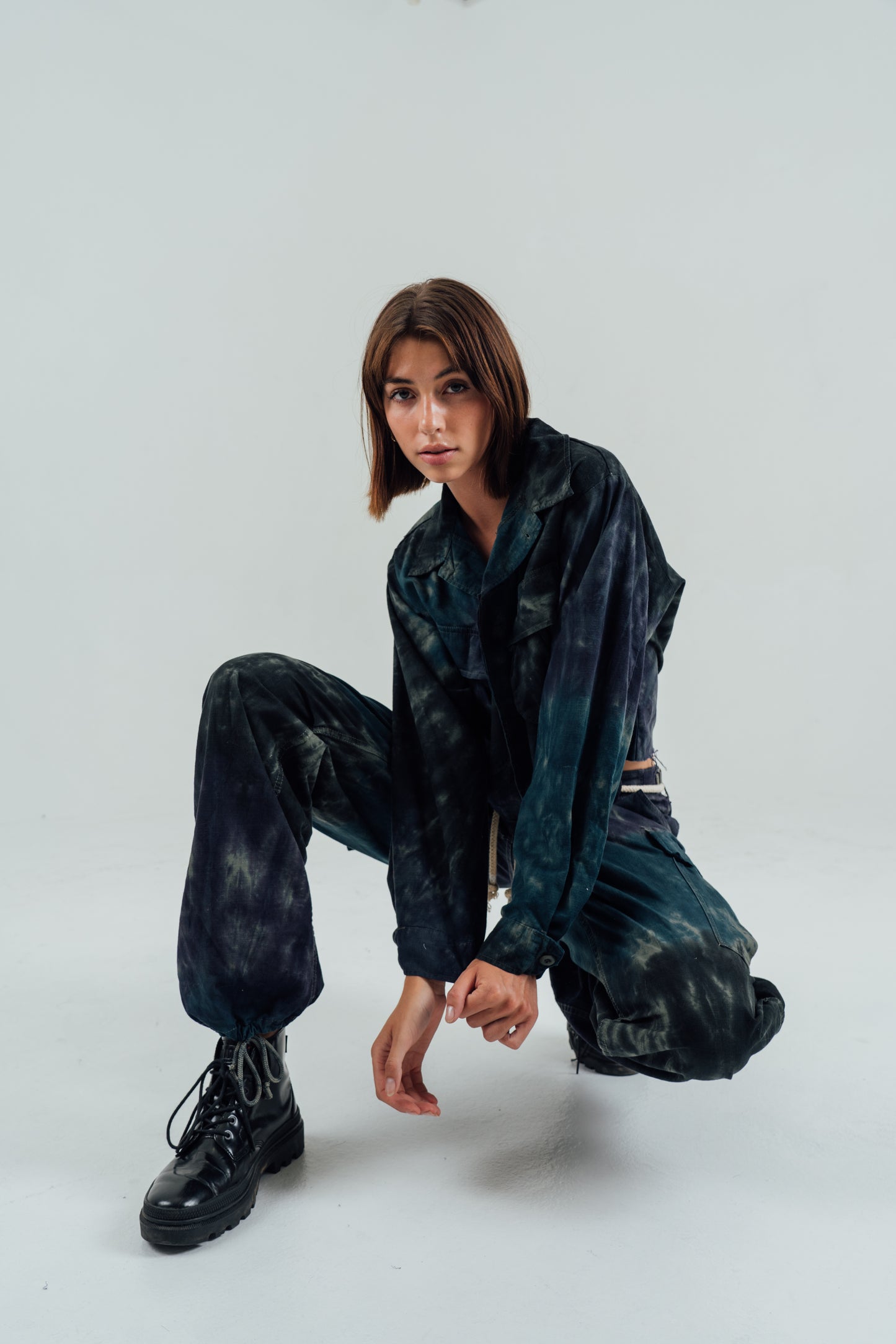 Skeletal Jungle Cargo Pants