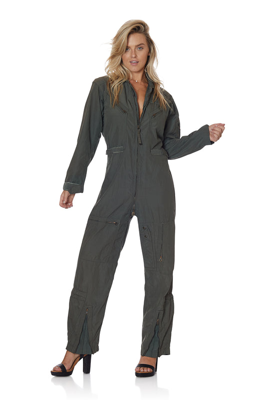 Flight School Vintage Military Jumpsuit