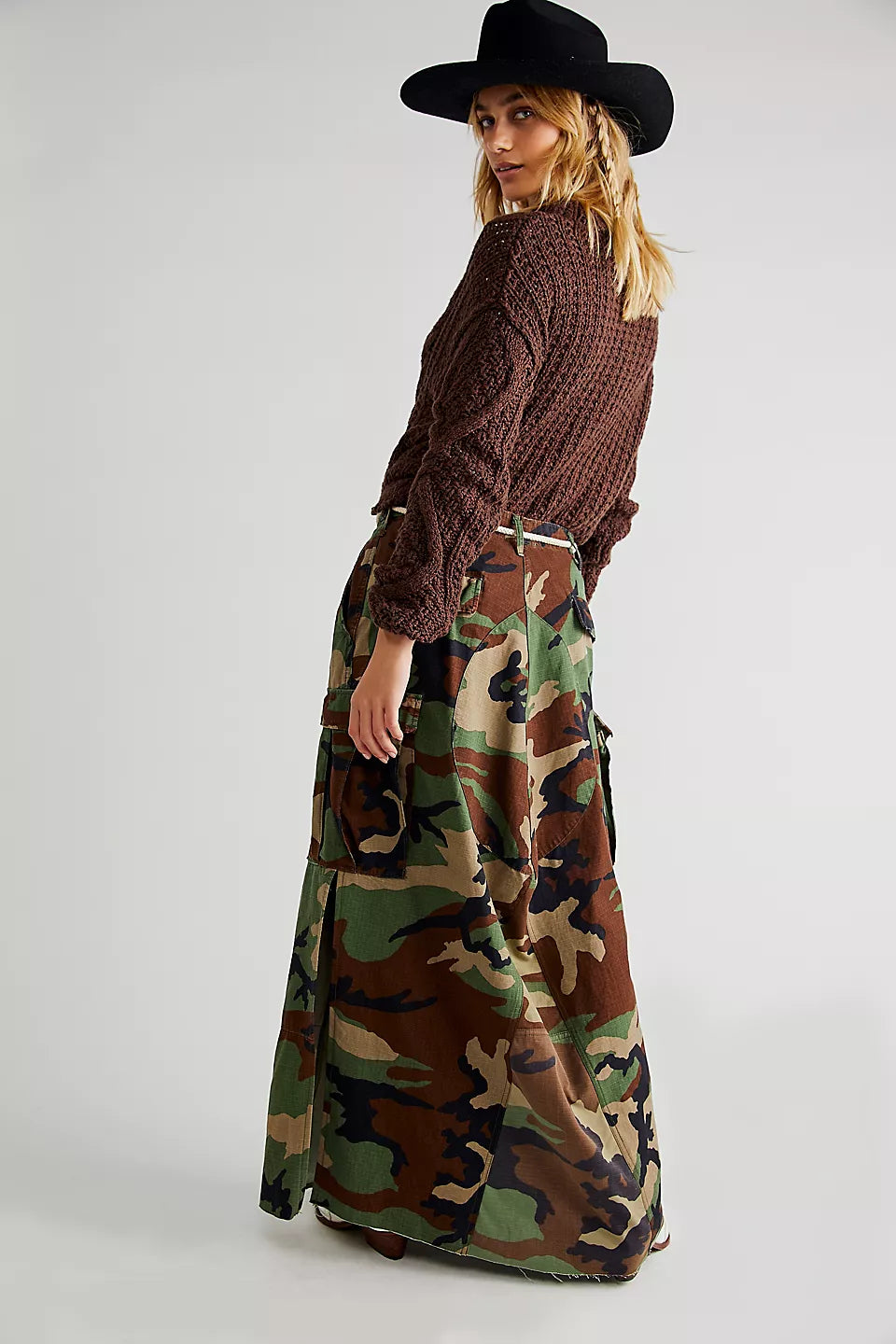 80s camo skirt best sale