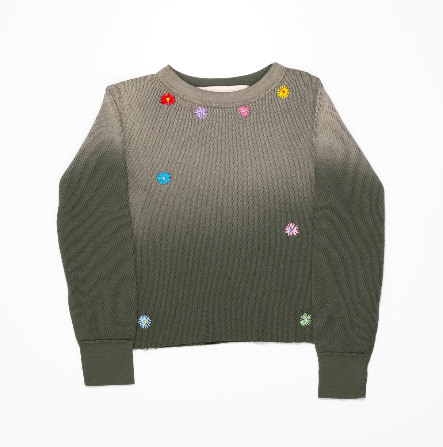 Dipped Olive Floral Thermal