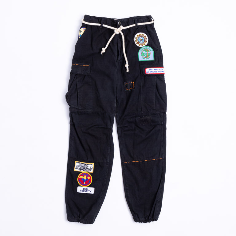 Black Camo All Patched Up Trousers
