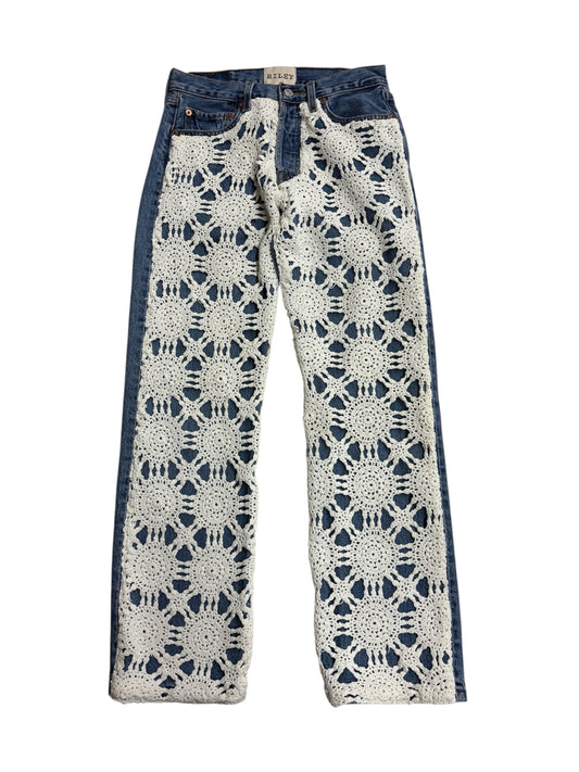 Lattice Denim Trouser