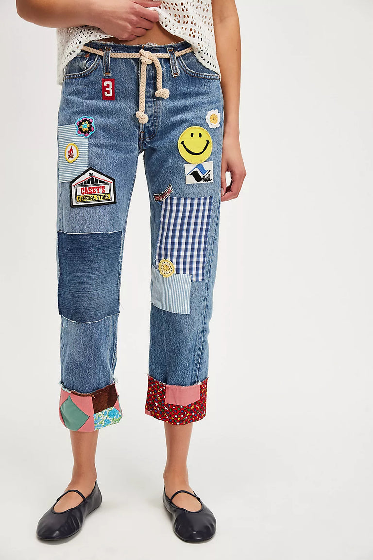 Patched Party Jean