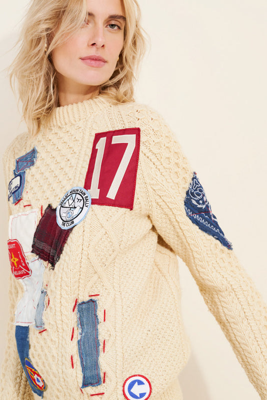 Vintage Patched Up Sweater