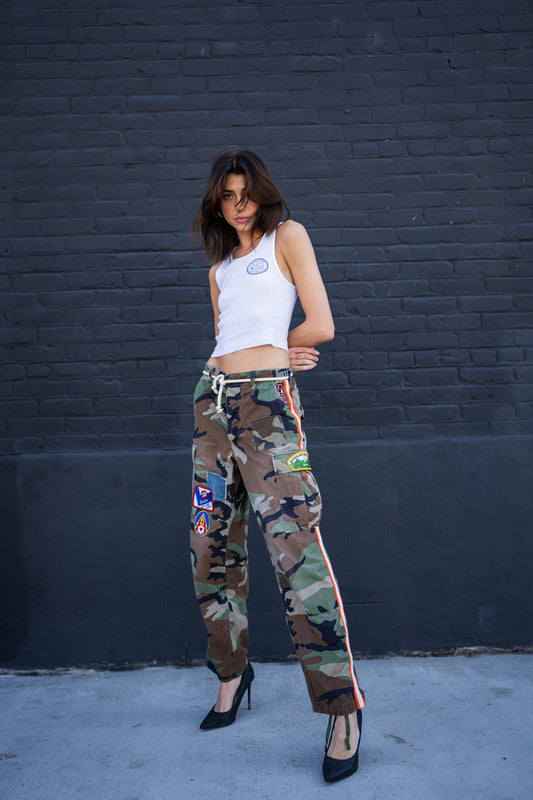 Sun-Kissed Camo Trousers