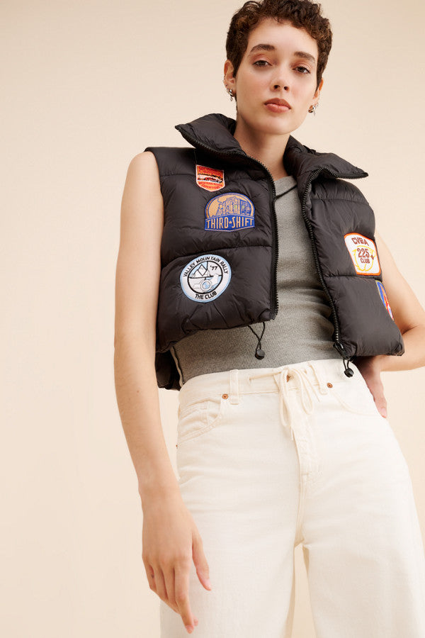 All Patched Up Puffer Vest