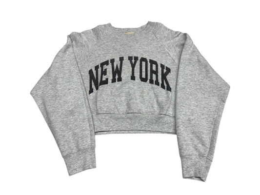 Heather Grey 'New York' Crewneck