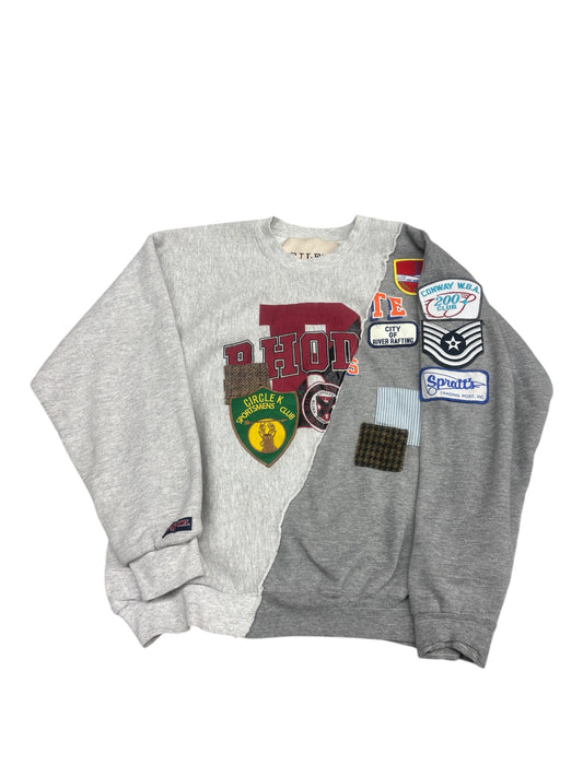 Transfer Student Split Crewneck "Rhodes"