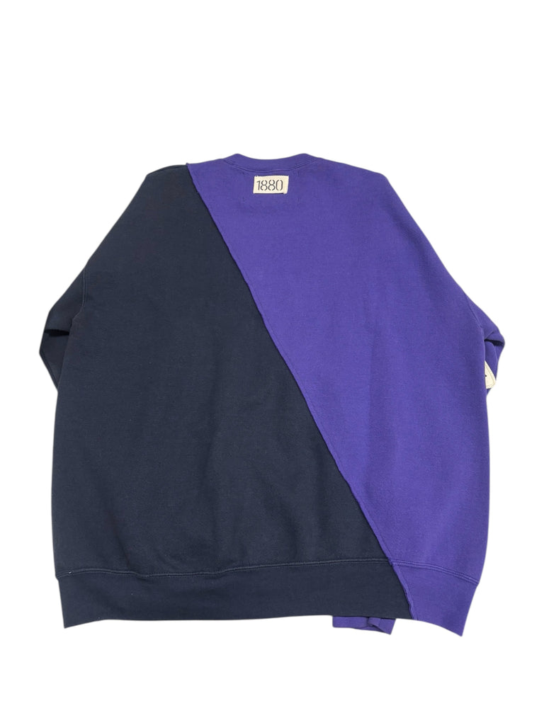 Transfer Student Split Vintage Crewneck "Vikings"