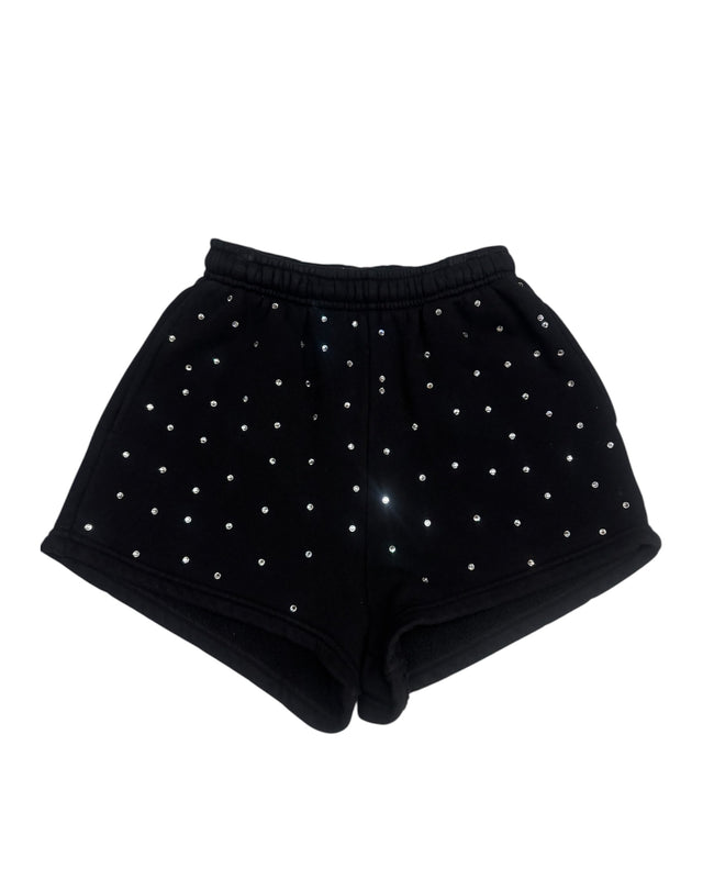 Midnight Bedazzled Sweatshorts