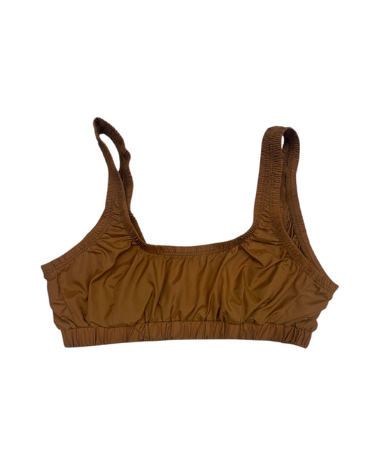 Nylon Bra Top in Mustard