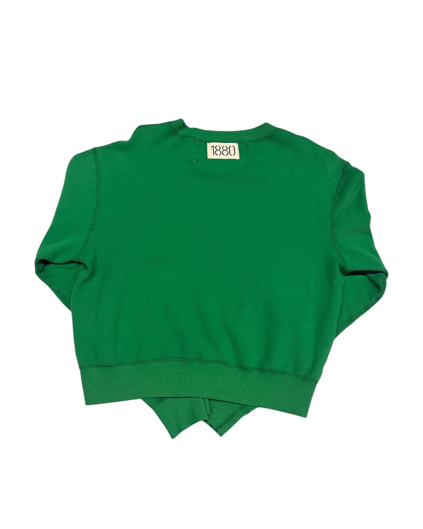 Kelly Green Eagle Patch Crew