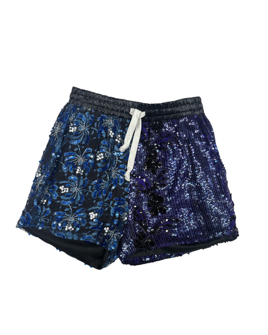 Vintage Sequin Split Short