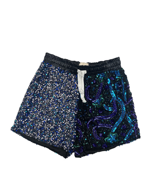 Vintage Sequin Split Short