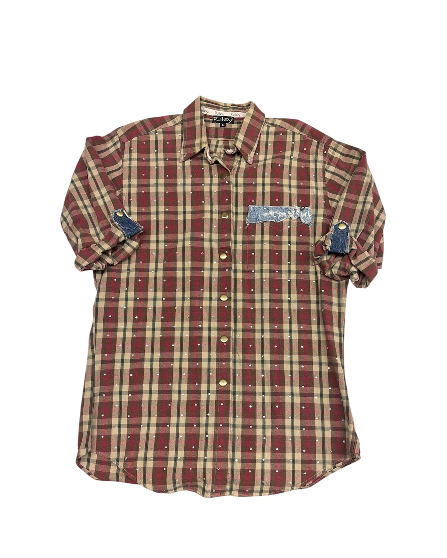 Blinged-Out Western Flannel