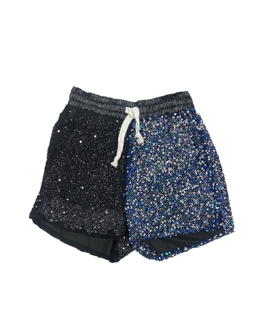 Vintage Sequin Split Short