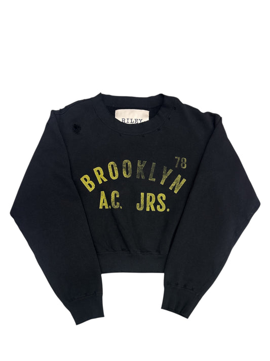 Brooklyn A.C. JRS. Crewneck in Midnight