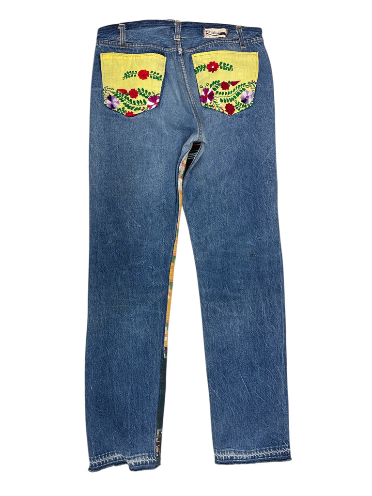 Handwoven Heritage Jean