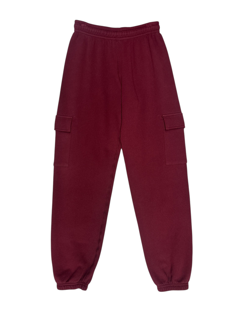 Burgandy Cargo Sweatpant