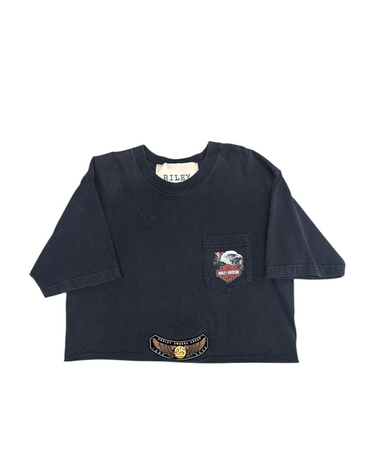 Harley Davidson "Treasure Coast" Cropped Tee