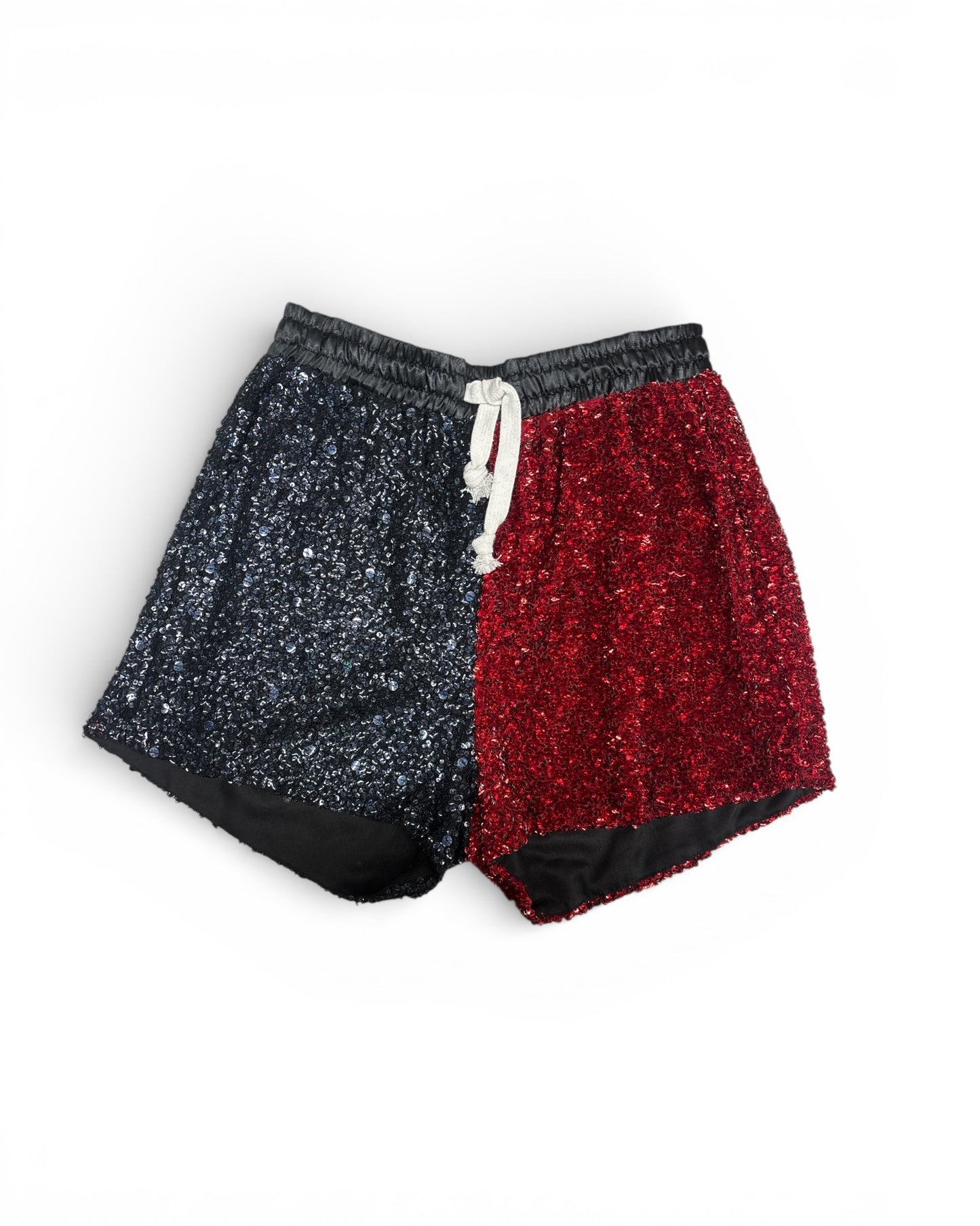 Vintage Sequin Split Short