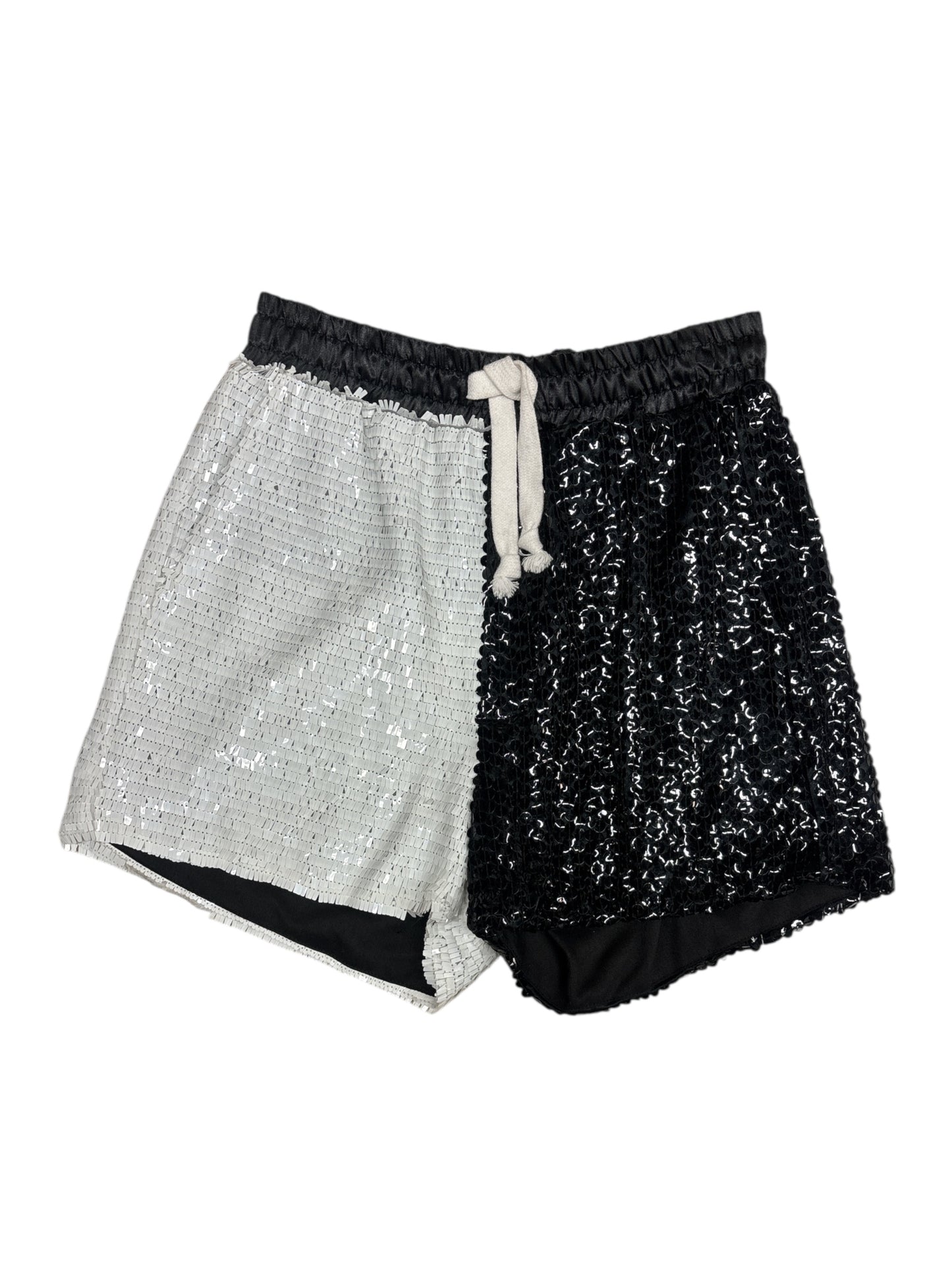Vintage Sequin Split Short