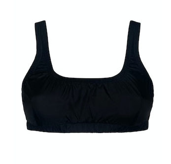 Nylon Bra Top in Navy
