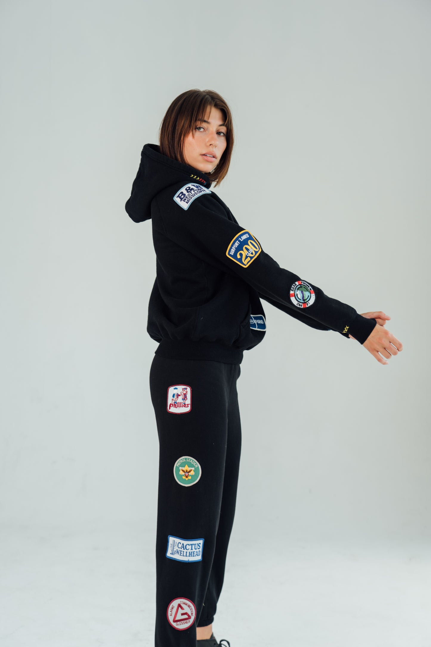 Side All Patched Up Sweatpants