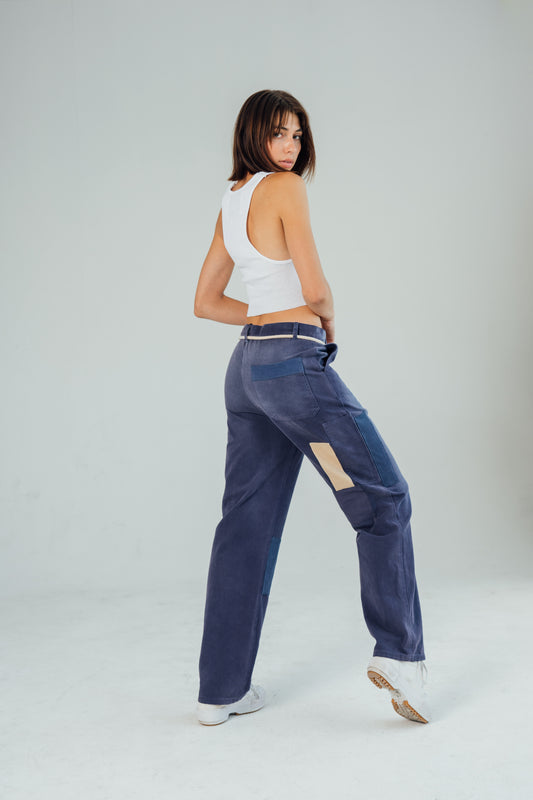 Purple Indigo Workwear Pants