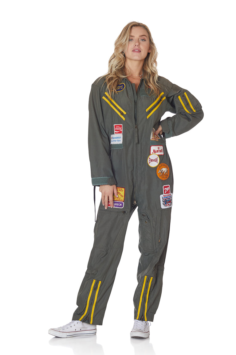 Speed Racer Vintage Jumpsuit with Patches