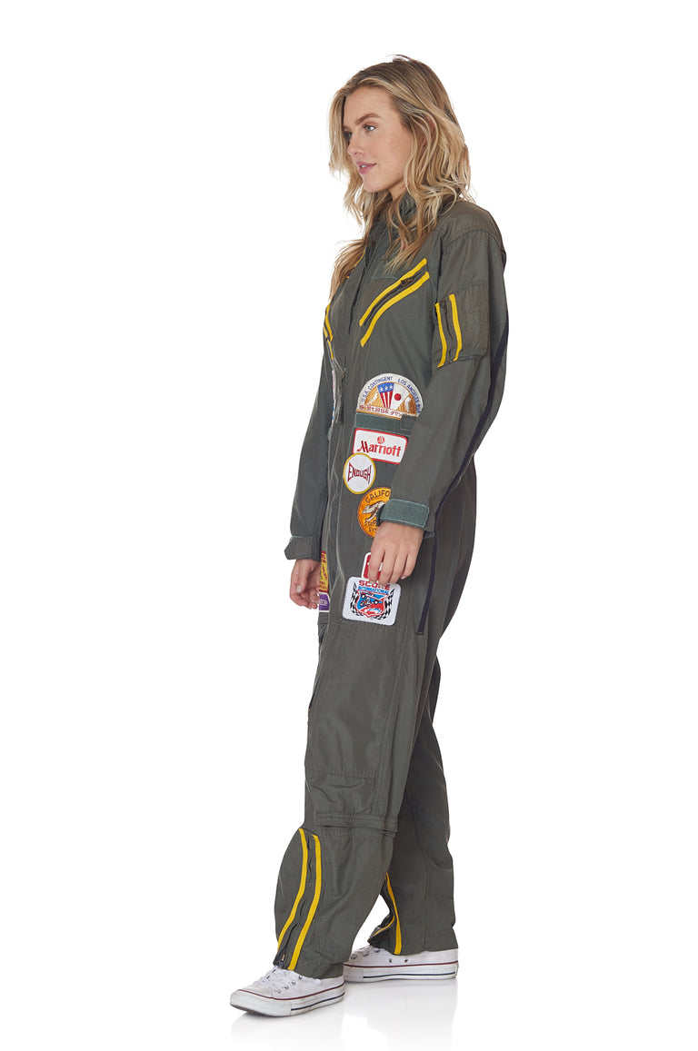 Speed Racer Vintage Jumpsuit with Patches